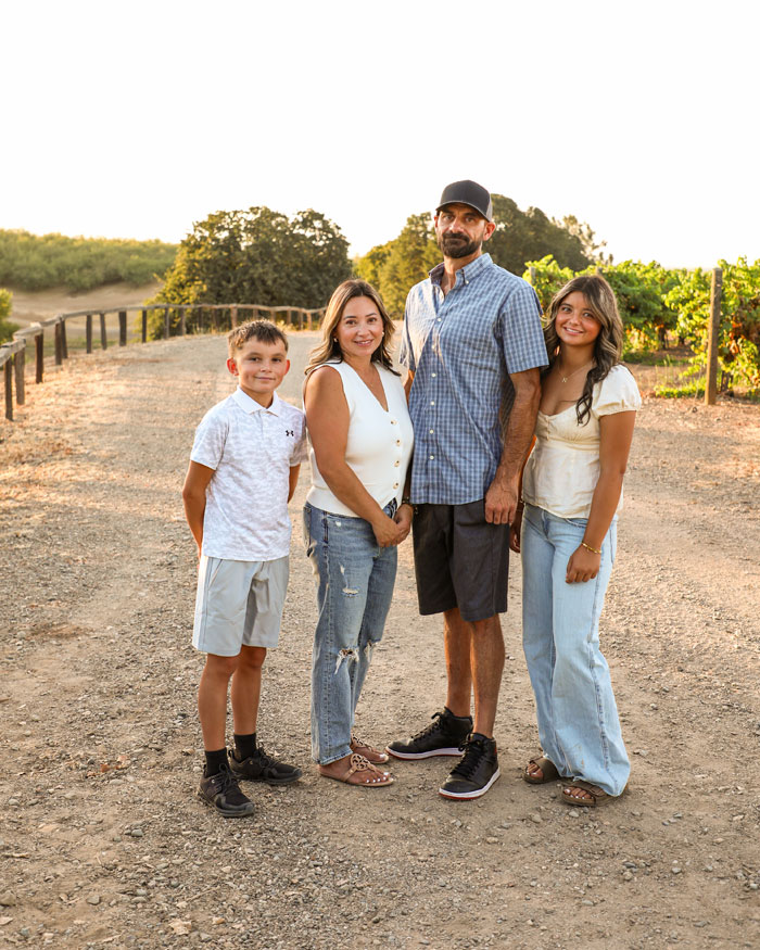 Log Cabin Family Photo Log Cabin Family Photo